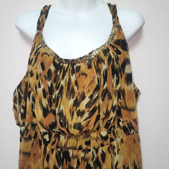 Changes By Together Animal Print Maxi Dress 26 - Picture 5 of 7